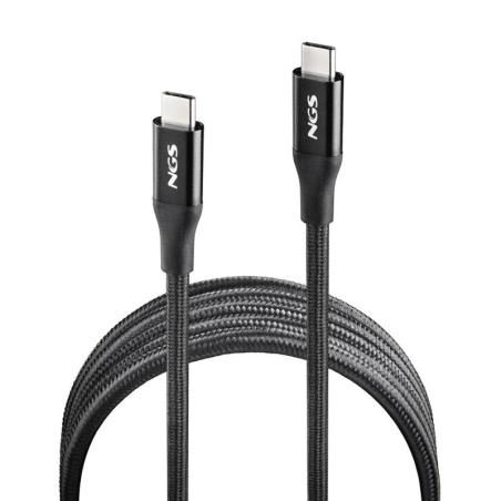NGS Cable carga rapida USB C a USB C de 2 m