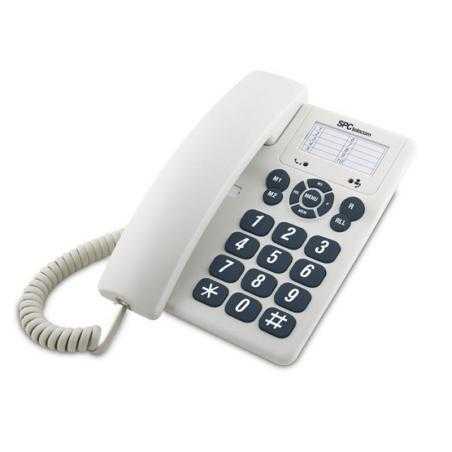 SPC 3602B Telefono ORIGINAL 3M ML LCD Blanco