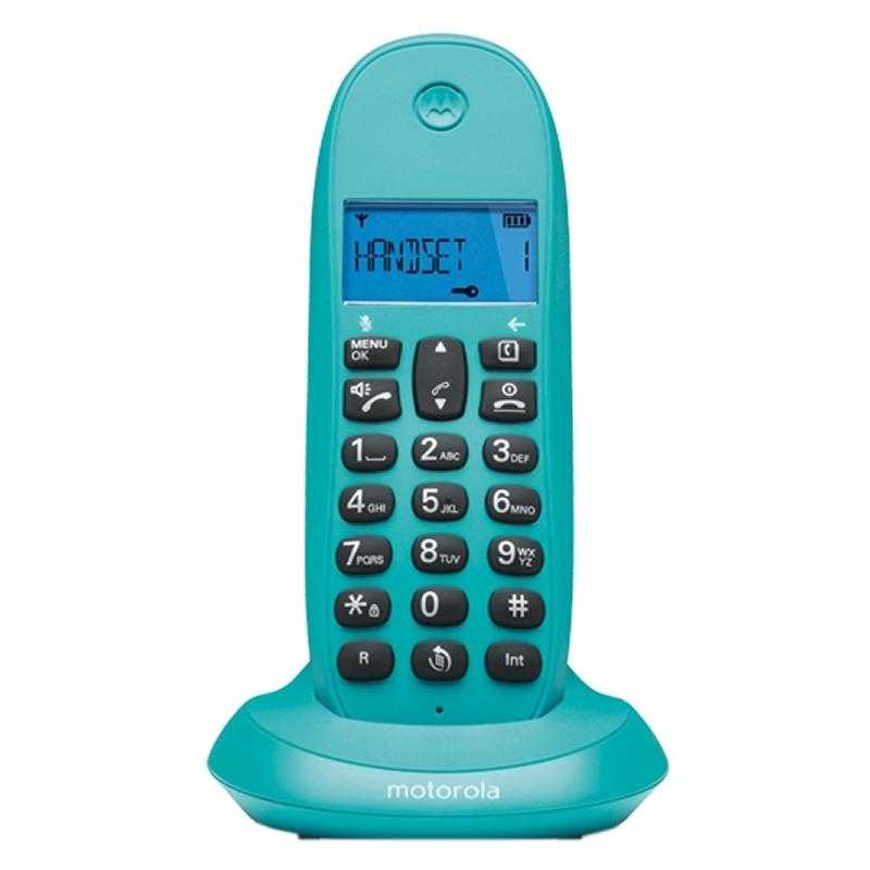 MOTOROLA C1001 LB+ Telefono DECT Turquesa