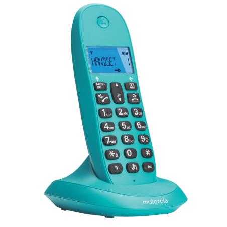 MOTOROLA C1001 LB+ Telefono DECT Turquesa