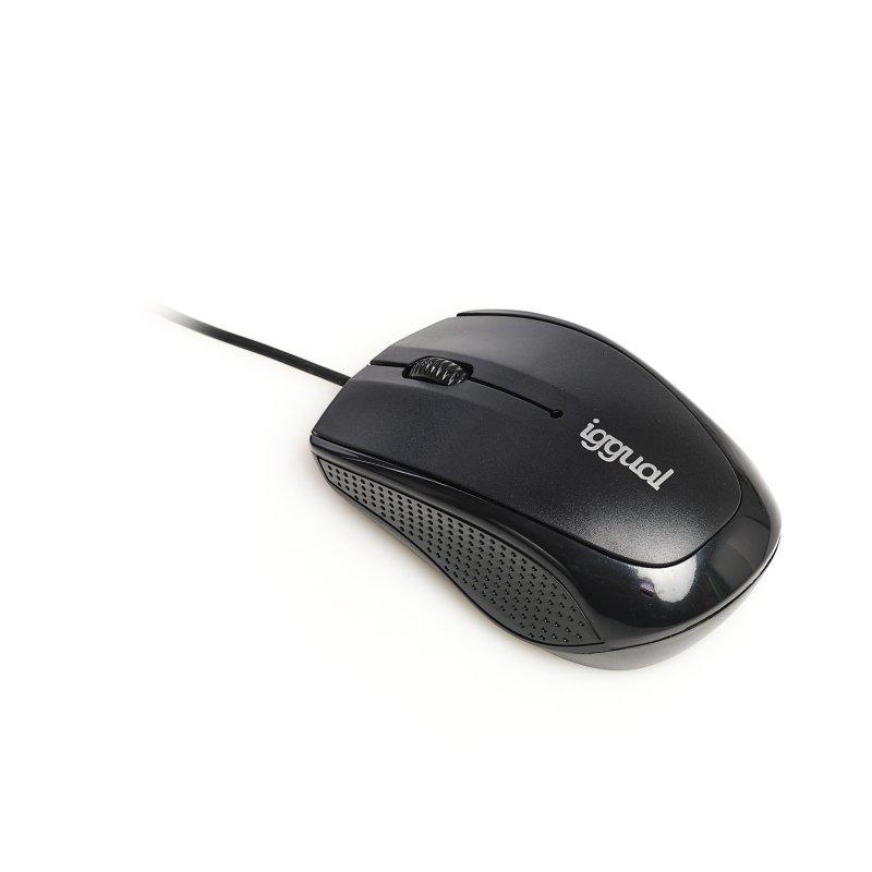 iggual Ratón óptico COM-BASIC-800DPI negro iggual Ratón óptico COM-BASIC-800DPI negro