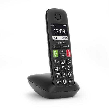 Gigaset E290 Inalámbrico DECT Duo Negro