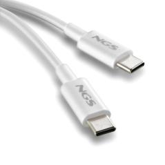 NGS CABLE CARGA RAPIDA USB-C A USB-C 1M BLANCO