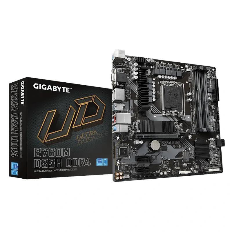 Gigabyte Placa Base B760M DS3H DDR4 mATX LGA1700 Gigabyte Placa Base B760M DS3H DDR4 mATX LGA1700