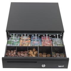 iggual Cajón Portamonedas IRON-30 42cm 5+5 negro