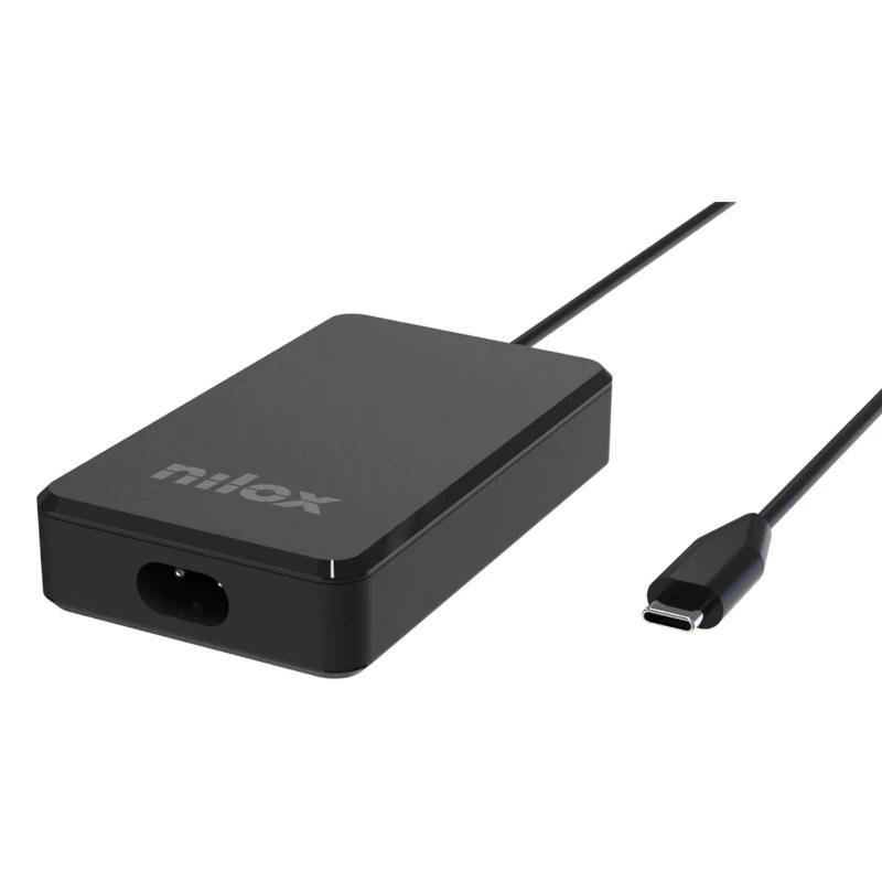 NILOX Alimentador gan usb-c para portátil - 65w NILOX Alimentador gan usb-c para portátil - 65w