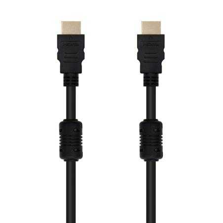 Nanocable Cable HDMI con ferrita, M-M, negro, 10m