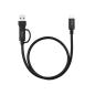 Nanocable Cable USB-C+USB-A/USB-C 3.2 GEN2 3 M Nanocable Cable USB-C+USB-A/USB-C 3.2 GEN2 3 M