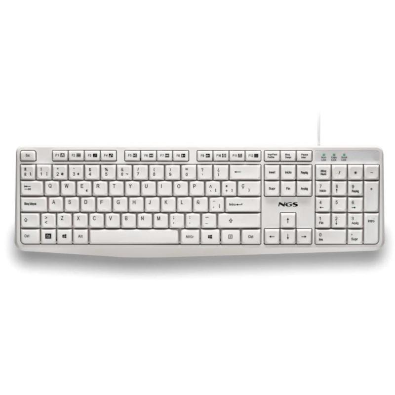 NGS Teclado USB-A 12 Teclas Multi Cable 1.5M NGS Teclado USB-A 12 Teclas Multi Cable 1.5M