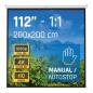 iggual Pantalla manual 1:1 112" 200x200 cm iggual Pantalla manual 1:1 112" 200x200 cm