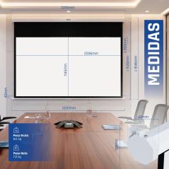 iggual Pantalla manual 16:9 92" 203x114 cm