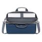 RIVACASE 7532 Grey/blue Prater Maletín 15,6" gris-