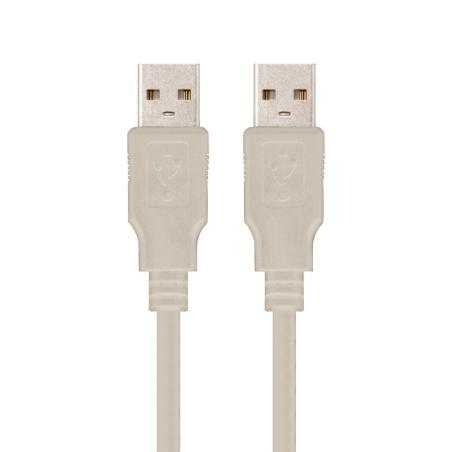 Nanocable Cable USB 2.0, Tipo A/M-A/M, 2.0 m