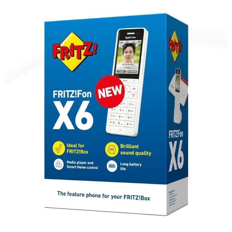 FRITZ!Fon X6 Teléfono Inalámbrico Blanco 300 m FRITZ!Fon X6 Teléfono Inalámbrico Blanco 300 m