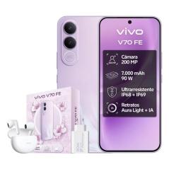 VIVO V70 FE 8Gb 512Gb Bundle Ch90w+ Buds3 Purple