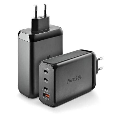 NGS CARGADOR ULTRARAPIDO240W 4 PUERTOS 3USB-C 1 US