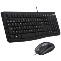 Logitech MK120 Teclado + Ratón óptico 1000dpi USB