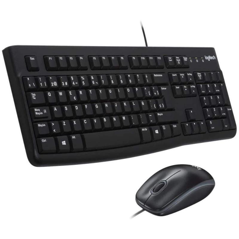Logitech MK120 Teclado + Ratón óptico 1000dpi USB Logitech MK120 Teclado + Ratón óptico 1000dpi USB