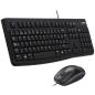 Logitech MK120 Teclado + Ratón óptico 1000dpi USB Logitech MK120 Teclado + Ratón óptico 1000dpi USB