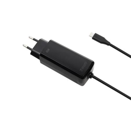 Tooq Cargador portátil GAN USB-C PD 65W Cúbico