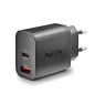 NGS CARGADOR GAN ULTRARAPIDO 30W USB-C+ USB-A