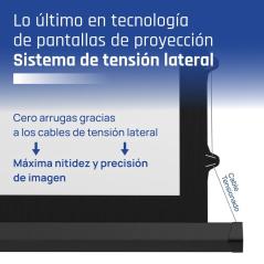 iggual Pantalla eléc tensionada 16:9 92" 203x114cm