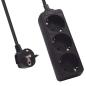 Ewent Ew3959 Regleta 3 tomas Negro Ewent Ew3959 Regleta 3 tomas Negro