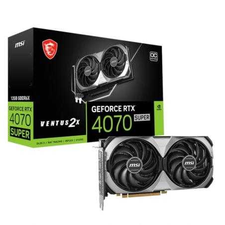 MSI VGA NVIDIA RTX 4070 SUPER 12G VENTUS 2X OC