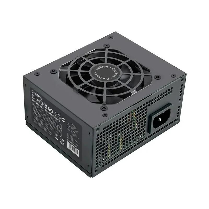 CoolBox Fuente Alim. SFX BLACK550 GR-S 550W Negra CoolBox Fuente Alim. SFX BLACK550 GR-S 550W Negra
