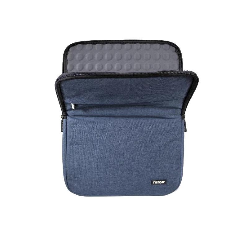 Funda de poliéster para portátil 14.1"  azul