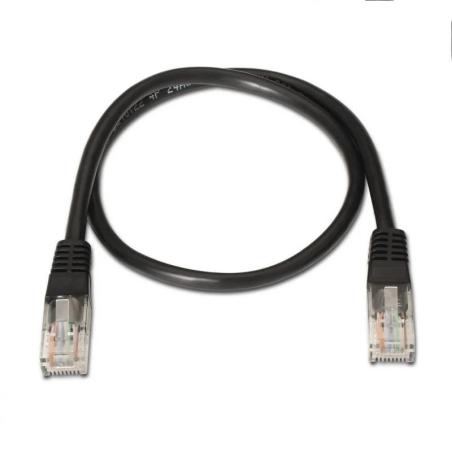 Aisens Latiguillo RJ45 CAT.6 UTP AWG24 negro 2.0m