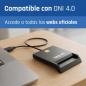 iggual Lector DNI SIP tarjetas ID USB 2.0 negro iggual Lector DNI SIP tarjetas ID USB 2.0 negro