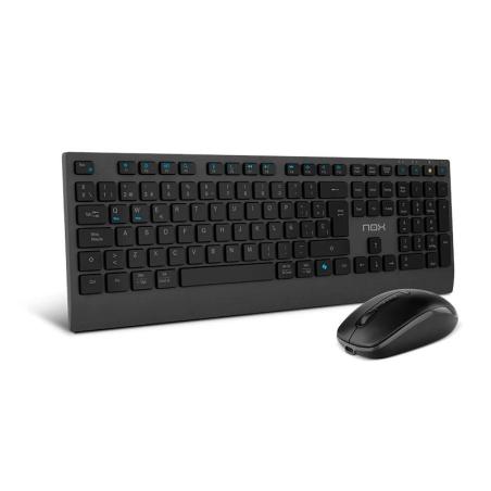NOX LITE DUO Teclado+Ratón Inalámbrico Negro