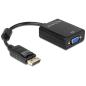 Delock Adaptador Displayport Macho/VGA Hembra Negr