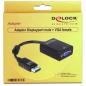 Delock Adapt. Displayport Macho/VGA Hembra Negro