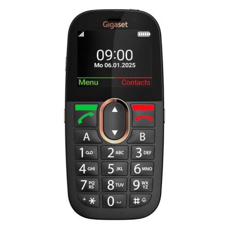Gigaset Móvil Senior GL695 4G 2.31" Negro + Base