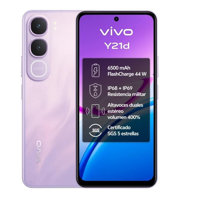 VIVO Y21d 4Gb(+4) 128Gb 6.68" IP69 Lavanda Purple VIVO Y21d 4Gb(+4) 128Gb 6.68" IP69 Lavanda Purple