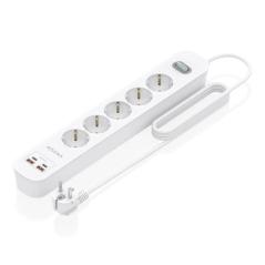 Aisens Regleta 5 tomas interruptor PD 2xUSBC 2xUSB