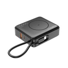 Gembird Powerbank inalámbrico 10000 mAh Negro