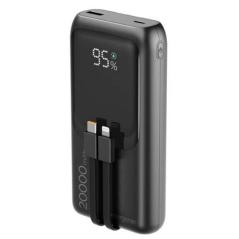 Gembird Powerbank con cables 20W 20000 mAh