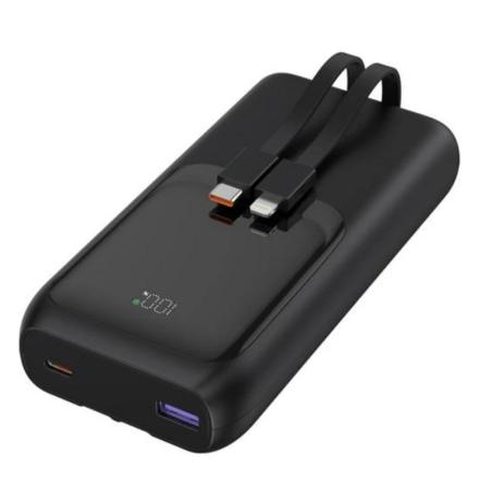 Gembird Powerbank con cables 20W 20000 mAh