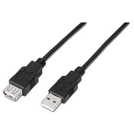 Nanocable Cable USB 2.0 Tipo-A M/H P Negro 1,8 m