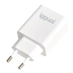 iggual Cargador rápido USB PD tipo C 20W