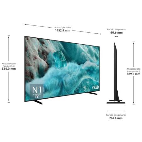 SAMSUNG TV 65" TQ65Q7F UHD QLED SMARTTV IA HDR10+