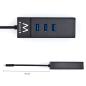 EWENT EW1141 Hub Tipo-C 3Pts.USB 3.1+1pto. GIGABIT EWENT EW1141 Hub Tipo-C 3Pts.USB 3.1+1pto. GIGABIT