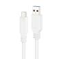 Nanocable Cable USB 3.1 Gen2 USB-C/A 2 M Blanco