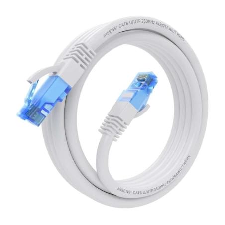 Aisens Cable RJ45 CAT.6 UTP AWG26 CCA Blanco 3.0