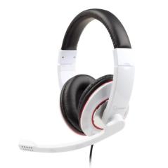 Gembird Auriculares control de volumen blanco