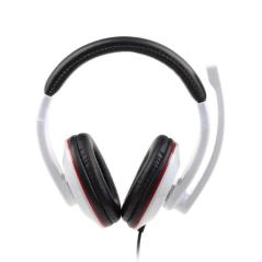 Gembird Auriculares control de volumen blanco