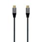 Aisens Cable USB3.2 Gen2X2 5A E-Mark CM-CM Gris 2M